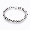 304 Stainless Steel Box Chain Necklaces and Bracelets NJEW-O112-22P-2