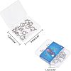 304 Stainless Steel Smooth Surface Spring Ring Clasps STAS-UN0001-02P-8