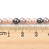 Electroplated Natural Shell Beads Strands SHEL-F008-03A-12-4