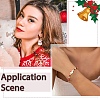24Pcs 6 Styles Christmas Decorations Theme Opaque Acrylic Bead OACR-YW0004-09-6