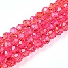 Baking Paint Transparent Glass Beads X1-DGLA-A035-T4mm-A02-1