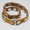 Leather Bracelet Making X-AJEW-R024-07-3