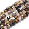 Natural Agate Beads G-J371-14-4mm-1