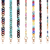Transparent Acrylic Twisted Chain Bag Decorative Chains HJEW-YW00116-02-2