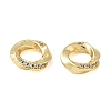 Brass Micro Pave Clear Cubic Zirconia European Beads CU-CBAC675-10G-1
