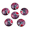 Half Round/Dome Tree Pattern Glass Flatback Cabochons for DIY Projects LS-GGLA-Q037-25mm-M28-04-1