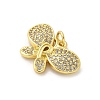 Brass Micro Pave Cubic Zirconia Pendants KK-S511-20G-2