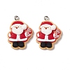 Christmas Theme Opaque Resin Pendants LS-X-FIND-E025-03-2