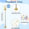20Pcs Iron Beadable Keychain Bar for Jewelry Making DIY Crafts IFIN-YW0003-98A-3