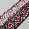 Ethnic Style Floral Pattern Embroidery Polyester Ribbons OCOR-XCP0003-16E-1