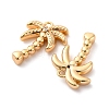 Brass Rhinestone Pendants KK-E793-22G-2