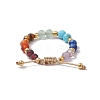 Adjustable Gemstone Finger Rings for Women RJEW-JR00874-04-4
