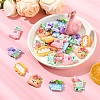 24Pcs 6 Styles Supermarket Theme Opaque Resin Decoden Cabochons Sets RESI-YW0004-06-5