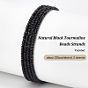 2 Strands Natural Black Tourmaline Beads Strands G-OC0005-30-4