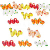 10Pcs 5 Colors Handmade Lampwork Enamel Beads LAMP-TA0002-48B-2
