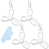 5Pcs 925 Sterling Silver Charms STER-BBC0009-93B-1