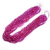 Baking Paint Transparent Glass Beads Strands DGLA-A035-T10mm-A03-2