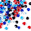 100Pcs 5 Colors Handmade Evil Eye Lampwork Beads Strands LAMP-TA0001-88B-3