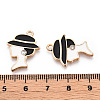 Alloy Enamel Rhinestone Pendants PALLOY-Q435-006-RS-3