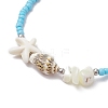 Glass Seed Beaded Bracelets BJEW-JB11703-4