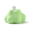 Opaque Resin Pendants RESI-D063-03F-2