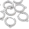 SHEGRACE Brass Hoop Earrings Findings XGR0152P-90P-1