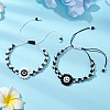 2Pcs Glass Seed Braided Beads Bracelets BJEW-MZ00114-2