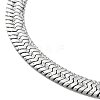 304 Stainless Steel Herringbone Chain Necklaces NJEW-P282-02P-3