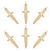 6Pcs 304 Stainless Steel Pendants STAS-UN0031-18-1