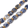 Natural Blue Spot Jasper Beads Strands GG-CBA96AE-A09-6x6mm-2