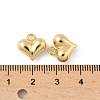 Heart Brass Charms KK-M327-02A-G-3