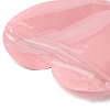 20Pcs Heart Shaped Plastic Packaging Yin-yang Resealable Bags OPP-FS0001-03-4