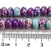 Synthetic Imperial Jasper Dyed Beads Strands G-D077-E01-01B-5