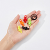 SUPERFINDINGS 10 Sets 5 Colors Plastic & Silicone O-Rings Fishing Rod Pole Hook Keeper Sets AJEW-FH0003-95-3