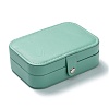 PU Leather Button Jewelry Boxes CON-P012-03A-2