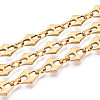 304 Stainless Steel Rhombus Link Chains CHS-Q009-01G-1