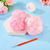 2 Skeins Polyester Yarn DIY-MB0003-08-6