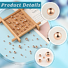 250Pcs 5 Styles Rack Plating Brass Spacer Beads KK-PA0001-02RG-4