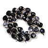 Dyed & Heated Natural Fire Crackle Agate Beads Strands G-N342-149I-21-3