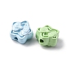 9 Colors Spray Painted Alloy Beads PALLOY-V002-18-2