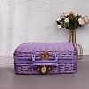 Plastic Imitation Rattan Storage Box PW-WG73543-08-1