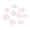 Luminous Flower Resin Cabochons CRES-T025-10H-4