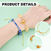 7Pcs 7 Styles Chakra Nylon Cord Bracelet Making AJEW-UN00026-5