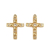304 Stainless Steel Rhinestone Pendants STAS-L290-38G-1