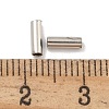 Brass Tube Beads KK-B120-03C-P-3