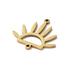 304 Stainless Steel Connector Charms LS-STAS-R226-06G-2