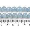 Natural Aquamarine Bead Strands G-J376-23-8mm-A-3