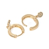 Brass Micro Pave Cubic Zirconia Huggie Hoop Earrings EJEW-G276-20G-3