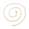 Brass Cable Chains Necklace for Women LS-NJEW-P265-32G-3