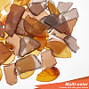 60Pcs 3 Colors Matte Mosaic Tiles Glass Cabochons DIY-NB0006-30-3